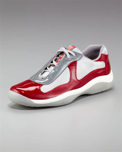 mens red prada sneakers|red prada sneakers for men.